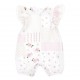 Pajacyk niemowlęcy dziewczęcy Monnalisa 005953 - A - ekskluzywne ubranka dla niemowlat