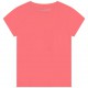 Koralowa koszulka dziewczęca Karl Lagerfeld 005976 - B - markowe bluzki dla dzieci