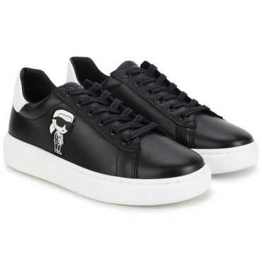 Czarne sneakersy dla dziecka Karl Lagerfeld 005987