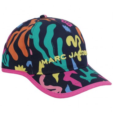 Dziewczęca czapka z daszkiem Marc Jacobs 005990 - A - bejsbolówka dla dziecka