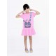 Różowa sukienka dla dziewczynki Marc Jacobs 005991 - B - kolorowe sukienki dla dzieci
