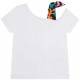 Asymetryczna bluzka dziewczęca Marc Jacobs 005994 - C - stylowe koszulki dla dzieci