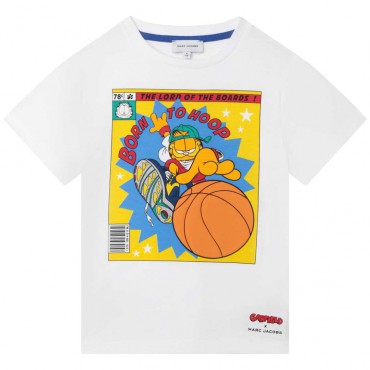 T-shirt dla chłopca Garfield Marc Jacobs 006000 - A - bajkowe ubrania dla dzieci