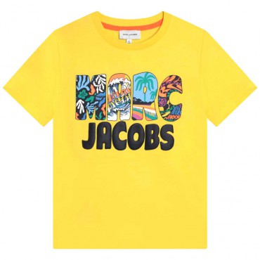 Żółta koszulka dla dziecka Marc Jacobs 006004