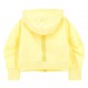 Żółta bluza dla dziewczynki Monnalisa 006017 - B - zapinane na suwak bluzy dla dzieci