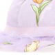 Lawendowy kapelusz niemowlęcy Monnalisa 006020 - C - miękkie, letnie kapelusze dla maluchów