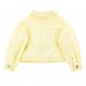 Żółta kurtka dla dziewczynki Monnalisa 006024 - B - wiosenne kurtki dla dzieci