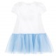 Sukienka dziewczęca z falbaną Monnalisa 006031 - B - modne ubrania dla dzieci