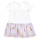 Sukienka niemowlęca w tulipany Monnalisa 006032 - B - ekskluzywne ubranka dla maluchów