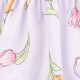 Sukienka niemowlęca w tulipany Monnalisa 006032 - D - ekskluzywne ubranka dla maluchów