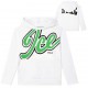 Biała bluza dla chłopca z nadrukiem Iceberg 006038 - A - oryginalne bluzy dla dzieci, niemowląt i nastolatków