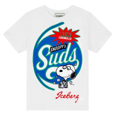 Koszulka chłopięca Snoopy Iceberg 006042 - A - markowe t-shirty dla dzieci
