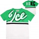 Biało-zielona koszulka chłopięca Iceberg 006041 - A - oryginalne t-shirty dla dzieci i nastolatków