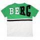 Biało-zielona koszulka chłopięca Iceberg 006041 - E - oryginalne t-shirty dla dzieci i nastolatków