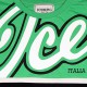 Biało-zielona koszulka chłopięca Iceberg 006041 - F - oryginalne t-shirty dla dzieci i nastolatków