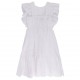 Biała sukienka dla dziewczynki Pinko Up 006057 - B - haft angielski