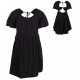Czarna sukienka dla dziewczynki Pinko Up 006062 - A - młodzieżowe sukienki dla nastolatek