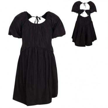 Czarna sukienka dla dziewczynki Pinko Up 006062 - A - młodzieżowe sukienki dla nastolatek