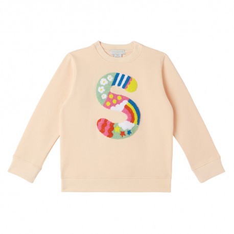Bluza dla dziewczynki Stella McCartney 006067 - A - bluzy dziecięce w pastelowych kolorach
