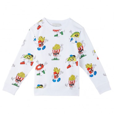 Drukowana bluza chłopięca Stella McCartney 006071 - A - wesołe bluzy dla dzieci