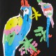 Czarna koszulka dziecięca Stella McCartney 006083 - B - bluzki dla dziewczynek