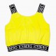Żółty crop top dla dziewczynki Iceberg 006089 - C - markowe ubrania dla dzieci