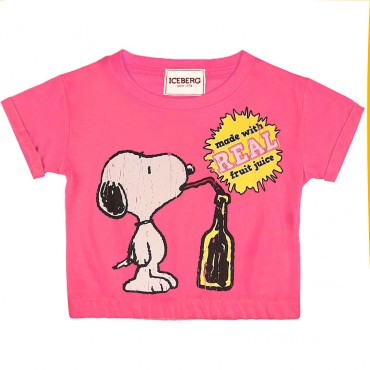 Różowa bluzka dla dziewczynki Iceberg 006096