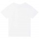 T-shirt dla dziewczynki ze słoniem Kenzo 006113 - B - markowe koszulki dla dzieci