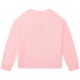 Różowa bluza dziewczęca Kenzo 006114 - B - markowe bluzy dla dzieci