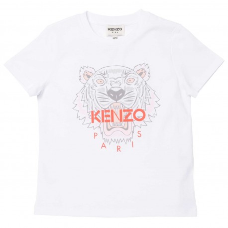 Koszulka dziewczęca z tygrysem Kenzo 006115 - A - tiger t-shirt dla dzieci