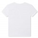 T-shirt dziewczęcy z kieszonką Marc Jacobs 006127 - B - markowe koszulki dla dzieci - sklep internetowy