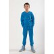 Niebieskie spodnie dresowe dla chłopca Z&V 006141 - B - dresy dla dzieci i nastolatków