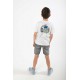 Biały t-shirt dla chłopca Zadig&Voltaire 006144 - B - ekologiczna koszulka dla dziecka z bawełny organicznej