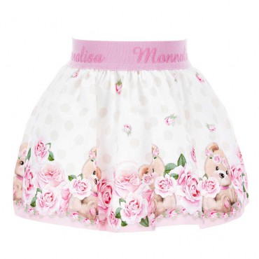 Spódnica dla małej dziewczynki Monnalisa 006150 - A - spódniczki niemowlęce