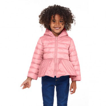 Różowa kurtka dla dziewczynki Liu Jo 006185 - A - przejściowe kurtki dla dzieci na wiosnę i jesień