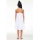 Biała sukienka dla dziewczynki Liu Jo 006203 - B - bawełniane sukienki dla dzieci i nastolatek