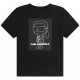 Czarny t-shirt dla chłopca Karl Lagerfeld 006211 - B - ekskluzywne koszulki dla dzieci