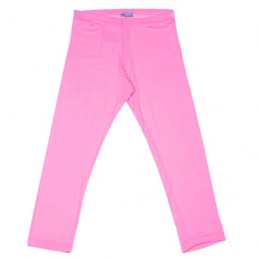 Różowe legginsy za kolano Monnalisa 006221 - a - ubrania dla dziewczynki