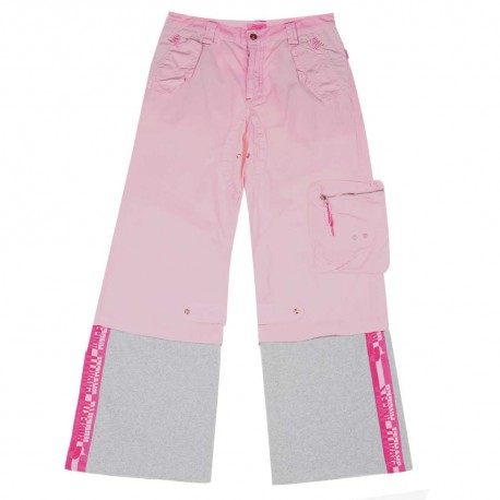 Spodnie cargo dla dziewczynki Cavalli 006243 - A - modne ubrania dla dzieci