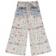 Dziewczęce spodnie z szerokimi nogawkami 006244 - B - modne spodnie dla dzieci