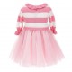 Sukienka + sweter niemowlęcy Monnalisa 006274 - D - komplet dla małej dziewczynki