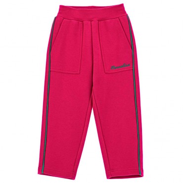 Różowe spodnie dla dziewczynki Monnalisa 006305