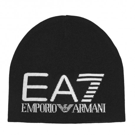 Czarna czapka dziecięca Emporio Armani EA7 006313 - A - czapki jesienne i zimowe