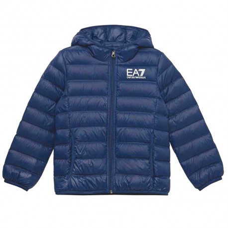 Puchowa kurtka dla dziecka na jesień EA7 006317 - A - kurtki przejściowe dziecięce