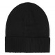 Czarna czapka chłopięca Hugo Boss 006359 - B - dzianinowe czapki dla chłopca