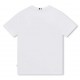 Biały t-shirt dla chłopca Hugo Boss 006365 - B - koszulki dla dzieci i nastolatków