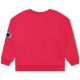Malinowa bluza dla dziewczynki Marc Jacobs 006372 - B - kolorowe ubrania dla dziecka