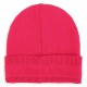 Malinowa czapka dla dziewczynki Marc Jacobs 006381 - C - zimowe czapki dla dziecka