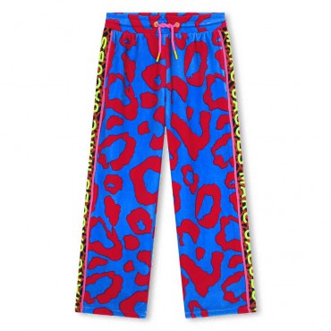 Sodnie welurowe dla dziewczynki Marc Jacobs 006386 - A - modne spodnie dla dziecka