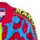 Welurowa bluza dla dziewczynki Marc Jacobs 006388 - D - modne bluzy dla dzieci